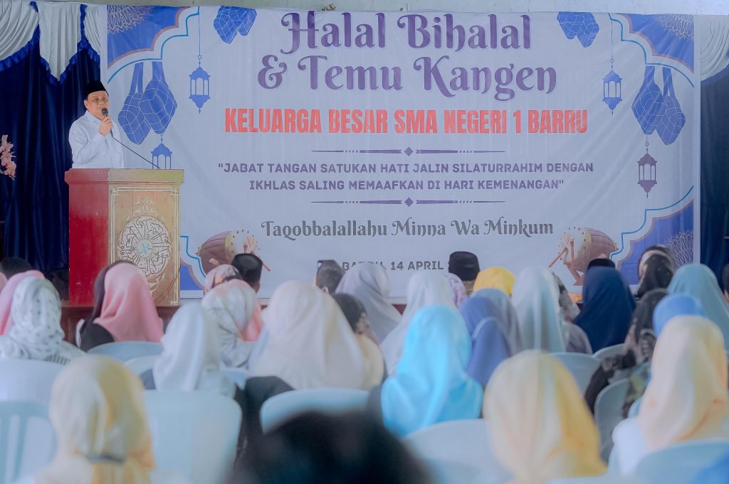 Bupati Barru Hadiri Halal bihalal dan Temu Kangen Keluarga Besar IKA SMA Negeri 1 Barru
