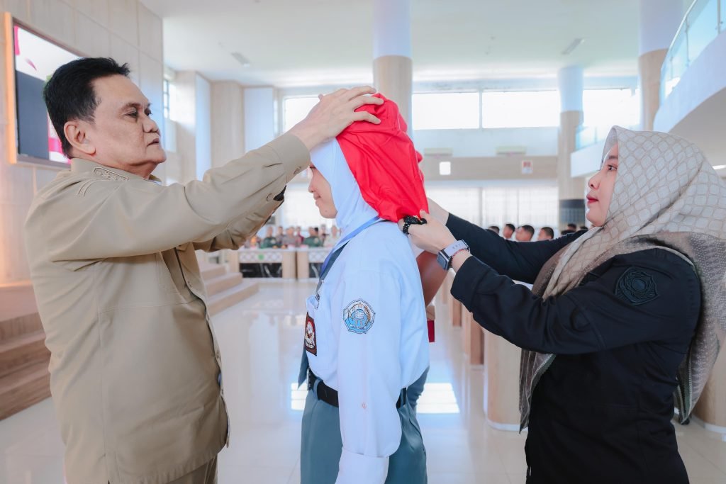 Bupati Barru Dr.(H.C) Ir. H. Suardi Saleh, M.Si membuka secara resmi Pemusatan dan Pelatihan Pasukan Pengibar Bendera Pusaka (Paskibraka) Kabupaten Barru